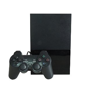 Console PlayStation 2 Slim Preto - Sony (Desbloqueado 1.93)