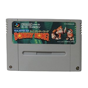 Jogo Super Donkey Kong - SNES (Japonês)