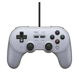 Controle Pro 2 Wired Gamepad Para Switch e PC - 8BitDo