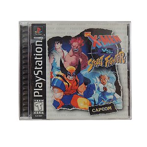 Jogo X-Men vs. Street Fighter - PS1