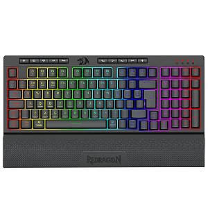 Teclado Gamer Membrana K515, RGB, 1800 Compact, ABNT2 - Redragon