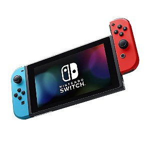Console Nintendo Switch Azul/Vermelho Neon V2 - Nintendo (Desbloqueado)