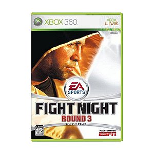 Jogo Fight Night Round 3 - Xbox 360 (Japonês)