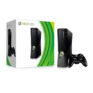 Console Xbox 360 Slim 250GB Black Piano - Microsoft (Europeu)