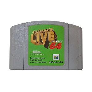 Jogo J.League Live 64 - N64 (Japonês)