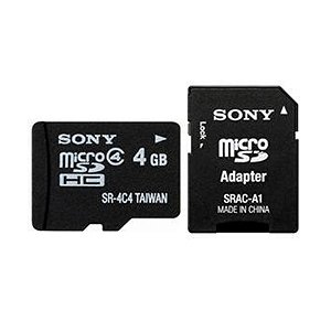 Cartão de Memória Micro SD 4GB - Sony