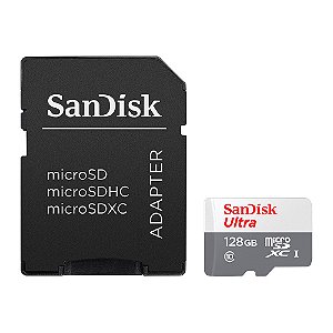 Cartão de Memória Micro SD SanDisk Ultra 128GB - SanDisk (Lacrado)