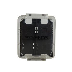Case Oficial Clear/Black para Cartuchos Nintendo DS 16 em 1