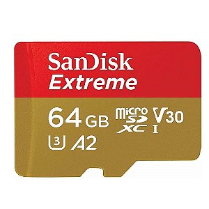 Cartão de Memória Micro SD 64GB - Sandisk Extreme
