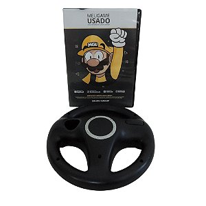 Jogo Mario Kart Wii + Volante - Wii