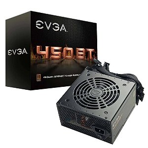 Fonte 450 BT, 100-BT-0450, 450W, 80 Plus Bronze - EVGA