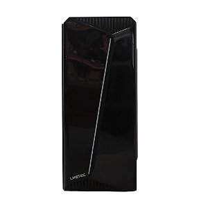 Gabinete Gamer Lighting RGB LED SINGLE RING, Mid Tower, Atx, Vidro Lateral, Preto - Liketec