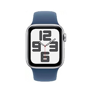 Apple Watch SE, 40mm, Silver, Band Sport Abyss Blue - Apple