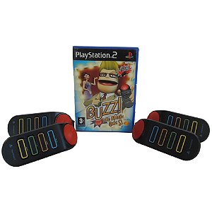 Jogo Buzz! The Music Quiz (Buzzers Bundle) - PS2 (Europeu)
