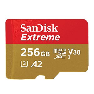 Cartão de Memória Micro SD 256GB - Sandisk Extreme