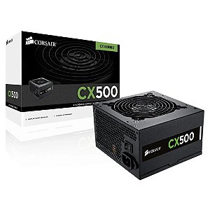 Fonte CX500, 500W, ATX, 80 Plus Bronze, Preto - Corsair