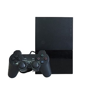 Console PlayStation 2 Slim Preto - Sony (Desbloqueado 1.93)