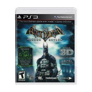 Jogo Batman: Arkham Asylum (Game Of The Year Edition) - PS3 (Capa Lenticular)