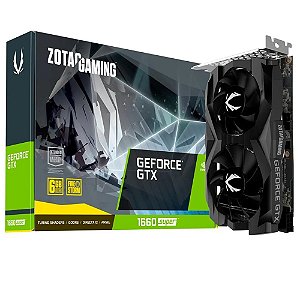 Placa de Vídeo Nvidia Geforce GTX 1660 Super, 6GB, Dual Fan, GDDR6, 192-bit - Zotac Gaming