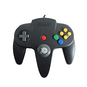 Controle Nintendo 64 Black/Gray - Nintendo