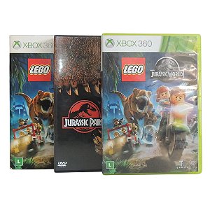 Jogo LEGO Jurassic World + Filme Jurassic Park - Xbox 360