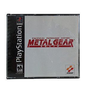 Jogo Metal Gear Solid - PS1 (Repro)