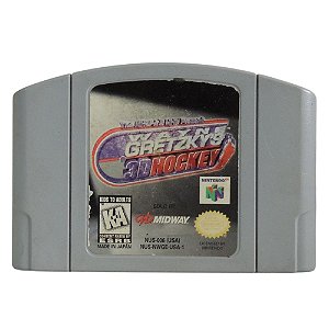 Jogo The NHLPA & NHL Present Wayne Gretzky's 3D Hockey - N64