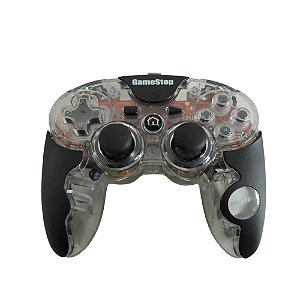 Controle GameStop Transparente com fio - PS3 e PC