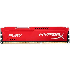 Memória Ram Gamer Fury, Vermelha, 4GB, DDR3, 1333MHz - HyperX