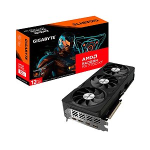 Placa de Vídeo Radeon RX 7700 XT Gaming RGB, 12GB OC, GDDR6, 192-bit - Gigabyte