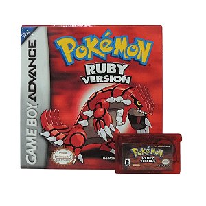 Jogo Pokémon Ruby Version - GBA