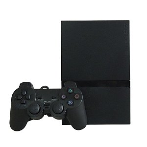 Console PlayStation 2 Slim Preto - Sony (Desbloqueado 1.93)
