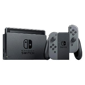 Console Nintendo Switch Cinza 1 Gen - Nintendo (Desbloqueado)