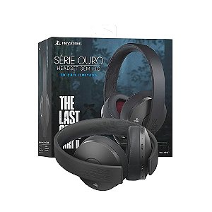 Headset Sony Gold (The Last of Us: Part ll) sem fio - PS4