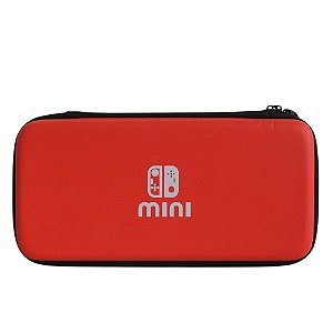 Case Protetora Mini Vermelha para Nintendo Switch Lite