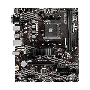 Placa Mãe A520M-A PRO, AMD, Socket LGA AM4, DDR4 - MSi
