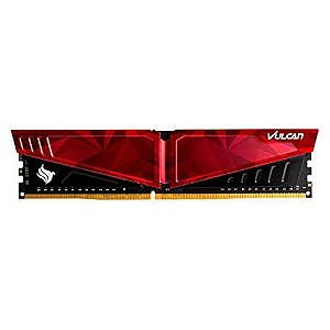 Memória Ram Gamer Vulcan Vermelha, DDR4, 8GB, 3200MHz - TeamGroup