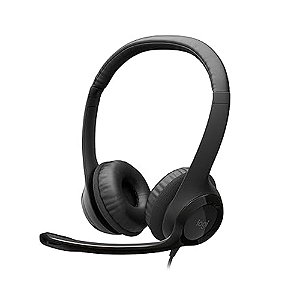 Headset com fio H390 Preto USB - Logitech