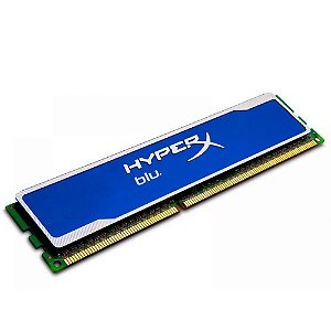 Memória Ram Gamer HyperX Blu. Azul, DDR3, 2GB, 1600MHz - Kingston