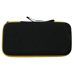 Case Protetora Preta com Amarela para Nintendo Switch Lite