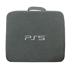 Bolsa Protetora Rígida Cinza para Playstation 5