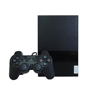Console PlayStation 2 Slim Preto - Sony (Desbloqueado OPL)