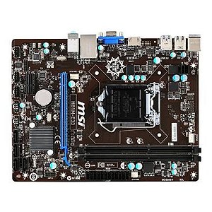 Placa Mãe H81M-E33, Micro ATX, Socket LGA 1150, DDR3 - MSI