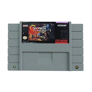 Jogo Contra III: The Alien Wars - SNES (Repro)