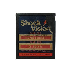Jogo Shock Vision 2 em 1 (Super Builber e Ice Hockey) - Atari