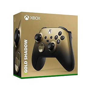 Controle Microsoft sem fio Gold Shadow - Xbox Series S/X e Xbox One