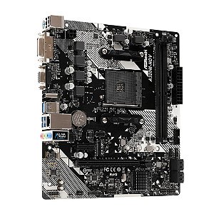 Placa Mãe A320M-HD Rev 1.04, AMD, 2ª Gen, Socket LGA AM4, DDR4 - Asrock