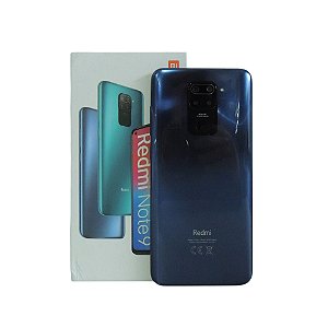 Celular Redmi Note 9, 6,53" Pol, 128GB, 4GB RAM, Midnight Grey - Xiaomi
