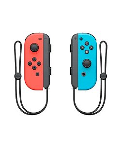 Controle Nintendo Joy-Con Vermelho e Azul (Direito e Esquerdo) - Switch