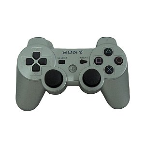 Controle Sony Sixaxis 3 Prata - PS3 (Sem vibração)